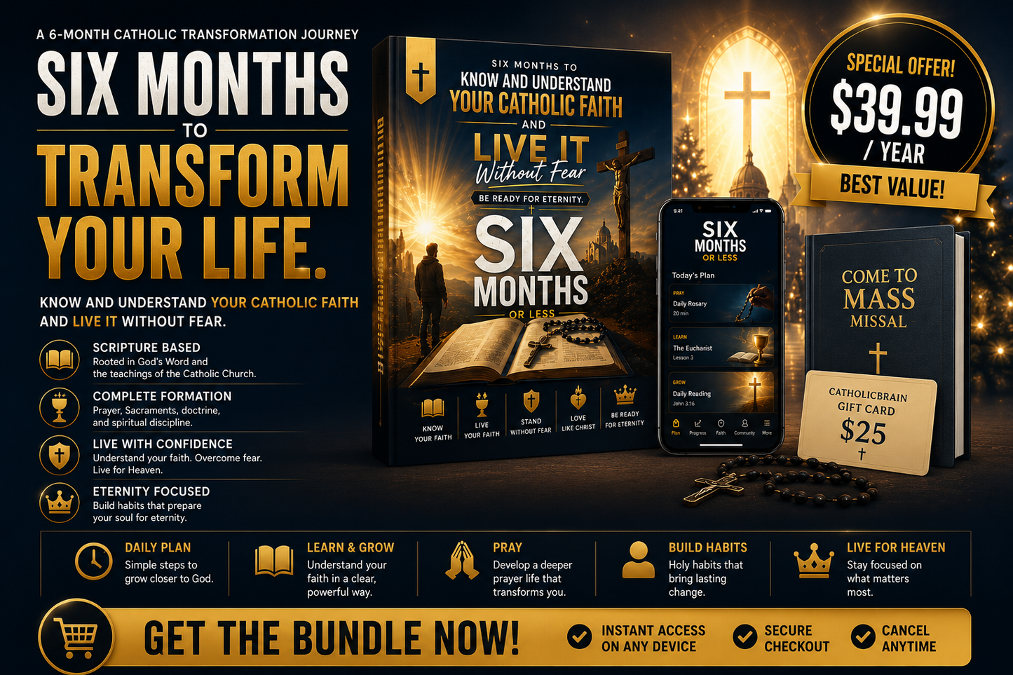 BUNDLE (APP + BOOK) – $39.99/year